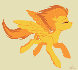 Size: 1280x1153 | Tagged: safe, artist:laceymod, spitfire, pony, g4, female, simple background, solo