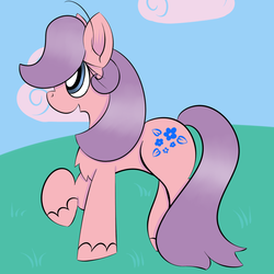 Size: 1000x1000 | Tagged: safe, artist:souldew, morning glory (g2), pony, g2, g4, g2 to g4, generation leap, unshorn fetlocks