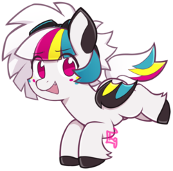 Size: 732x724 | Tagged: safe, artist:oxy-diamond, oc, oc only, oc:twisty, bat pony, pony, solo