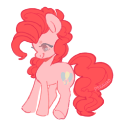 Size: 500x528 | Tagged: safe, artist:buljong, pinkie pie, earth pony, pony, g4, female, solo