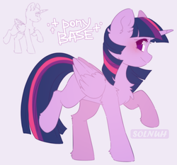 Size: 1134x1059 | Tagged: safe, artist:floweryoutoday, twilight sparkle, alicorn, pony, g4, blushing, chest fluff, ear fluff, female, looking at you, solo, twilight sparkle (alicorn)