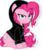 Size: 826x967 | Tagged: safe, artist:godoffury, color edit, edit, editor:undeadponysoldier, pinkie pie, earth pony, pony, g4, clothes, colored, edgy, female, hoodie, jacket, looking at you, mare, recolor, simple background, sitting, solo, transparent background, vector