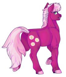 Size: 600x700 | Tagged: safe, artist:guidomista, derpibooru exclusive, cheerilee, earth pony, pony, g4, dock, female, frog (hoof), hooves, looking back, mare, realistic anatomy, realistic horse legs, shading, shiny, simple background, smiling, soft shading, solo, striped mane, teacher, transparent background, underhoof, walking
