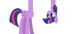 Size: 860x380 | Tagged: safe, edit, twilight sparkle, alicorn, pony, g4, female, impossibly long neck, lesser dog, long legs, solo, twilight sparkle (alicorn)