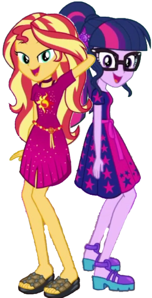 2095011 - safe, edit, editor:larryboyfan1996, sci-twi, sunset shimmer,  twilight sparkle, equestria girls, equestria girls series, i&#39;m on a yacht,  spoiler:eqg series (season 2), clothes, feet, female, geode of telekinesis,  legs, magical geodes,