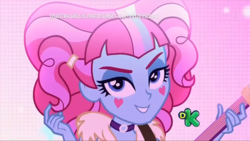 Size: 1280x720 | Tagged: safe, screencap, kiwi lollipop, equestria girls, equestria girls specials, g4, my little pony equestria girls: better together, my little pony equestria girls: sunset's backstage pass, close-up, female, k-lo, solo, true original (song)