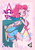 Size: 739x1052 | Tagged: safe, alternate version, artist:holo, pinkie pie, equestria girls, g4, assassin's creed, blushing, cloak, clothes, crossover, cute, cutie mark, diapinkes, female, leg strap, open mouth, solo, stars