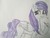 Size: 2016x1512 | Tagged: safe, artist:straighttothepointstudio, edit, oc, oc only, oc:serendipity, pegasus, pony, colored, cute, cutie mark, drawing, female, glasses, long mane, mare, smiling, solo, traditional art