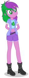 Size: 1032x2744 | Tagged: safe, artist:razorbladetheunicron, oc, oc only, oc:firestorm swirl, lateverse, equestria girls, g4, alternate universe, base used, cutie mark, equestria girls-ified, parent:amethyst star, parent:spike, parents:amespike, simple background, solo, transparent background