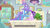 Size: 1280x720 | Tagged: safe, screencap, octavia melody, phyllis, starlight glimmer, trixie, pony, unicorn, a horse shoe-in, g4, boop, china, female, mare, subtitles