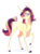 Size: 1564x2108 | Tagged: safe, artist:iheyyasyfox, oc, oc only, pony, unicorn, magical lesbian spawn, male, offspring, parent:sunset shimmer, parent:twilight sparkle, parents:sunsetsparkle, simple background, solo, stallion, white background