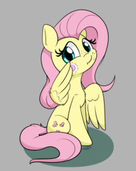Size: 1856x2330 | Tagged: safe, artist:taurson, fluttershy, pegasus, pony, g4, cheek fluff, cute, female, freckles, mare, shyabetes, simple background, solo