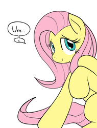 Size: 786x1034 | Tagged: safe, artist:reiduran, fluttershy, pony, g4, cute, dialogue, female, hi, looking at you, mare, shyabetes, simple background, solo, speech bubble, talking to viewer, white background