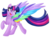 Size: 1493x1099 | Tagged: safe, artist:kimmyartmlp, twilight sparkle, alicorn, pony, g4, my little pony: rainbow roadtrip, colored wings, cute, female, mare, multicolored wings, rainbow wings, simple background, solo, transparent background, twiabetes, twilight sparkle (alicorn), watermark, wing bling, wings
