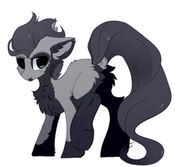 Size: 1052x1000 | Tagged: safe, artist:php146, oc, oc only, earth pony, pony, butt, chest fluff, fluffy, plot, simple background, sketch-fluffy's fluffy butts, solo, white background