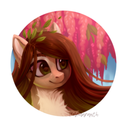 Size: 1200x1200 | Tagged: safe, artist:helemaranth, oc, oc only, oc:helemaranth, pony, rcf community, neck fluff, solo