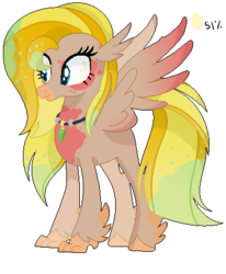 Size: 365x444 | Tagged: safe, artist:raflesplatt, oc, oc only, oc:ame, classical hippogriff, hippogriff, base used, female, simple background, solo, transparent background