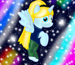 Size: 1700x1480 | Tagged: safe, artist:php185, oc, oc only, oc:sparkle light, alicorn, pony, female, glowing, magic, rainbow, shine, solo