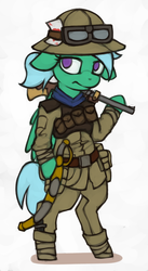 Size: 758x1388 | Tagged: safe, artist:marsminer, oc, oc only, pony, gun, soldier, solo, weapon