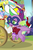 Size: 255x388 | Tagged: safe, screencap, spike, dragon, dragon dropped, g4, my little pony: friendship is magic, cap, claws, comics, cropped, hat, humdrum costume, male, mask, power ponies, solo, tail band, tired, toes, underfoot, winged spike, wings