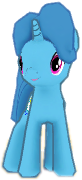 Size: 82x180 | Tagged: safe, artist:pugleg2004, edit, edited screencap, gameloft, screencap, spring rain, pony, unicorn, g4, 3d, app, background removed, blue, cgi, female, horn, mare, not a vector, picture for breezies, pink eyes, simple background, smiling, solo, transparent background