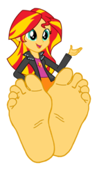 Size: 322x573 | Tagged: safe, artist:billybonko, sunset shimmer, equestria girls, g4, 1000 hours in ms paint, feet, female, fetish, foot fetish, foot focus