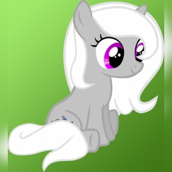 Size: 2048x2048 | Tagged: safe, artist:ethalthehusky, oc, oc only, oc:ethal, original species, pony, unicorn, female, filly, high res, show accurate, simple background, sitting, solo, vector