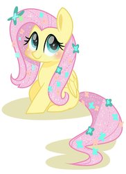 Size: 1080x1482 | Tagged: safe, artist:띌버, fluttershy, pegasus, pony, g4, cute, female, mare, shyabetes, solo