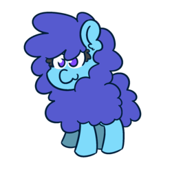 Size: 1200x1200 | Tagged: safe, artist:threetwotwo32232, oc, oc only, oc:sheep pone, pony, female, mare, simple background, solo, transparent background