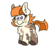 Size: 1200x1200 | Tagged: safe, artist:threetwotwo32232, oc, oc only, oc:noodles, earth pony, pony, chest fluff, female, mare, simple background, solo, transparent background