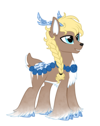 Size: 1102x1387 | Tagged: safe, artist:crystal-tranquility, oc, oc only, deer pony, original species, pond pony, male, simple background, solo, transparent background