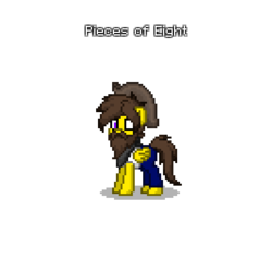 Size: 400x400 | Tagged: safe, artist:smartmars603, oc, oc only, oc:pieces of eight, pony, pony town, pirate, solo