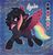 Size: 1920x2001 | Tagged: safe, artist:hioshiru, oc, oc only, oc:ayaka, pegasus, pony, abstract background, alternate design, blue background, body freckles, chest fluff, colored hooves, colored wings, colored wingtips, ear fluff, female, freckles, mare, ponified, rainbow tail, red eyes, reference sheet, simple background, solo, species swap, two toned wings, wings