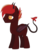 Size: 2649x3337 | Tagged: safe, artist:mint-light, artist:rukemon, oc, oc only, oc:shadow chaser, demon, demon pony, original species, pony, base used, bat wings, commission, ear piercing, earring, high res, horns, jewelry, male, piercing, scar, simple background, solo, stallion, transparent background, wings