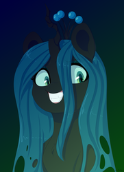 Size: 4700x6500 | Tagged: safe, artist:ev04kaa, queen chrysalis, alicorn, changeling, changeling queen, pony, rcf community, g4, female, solo