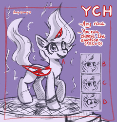 Size: 2400x2500 | Tagged: safe, artist:ami-gami, pony, cute, happy pony, high res, looking at you, solo, ych example, your character here