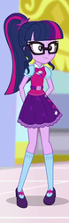 Size: 200x642 | Tagged: safe, screencap, sci-twi, twilight sparkle, equestria girls, equestria girls specials, g4, my little pony equestria girls: mirror magic, clothes, cute, female, geode of telekinesis, glasses, legs, magical geodes, mary janes, ponytail, sci-twi outfits, shoes, skirt, smiling, socks
