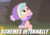 Size: 955x675 | Tagged: safe, edit, edited screencap, screencap, cozy glow, pegasus, pony, frenemies (episode), g4, my little pony: friendship is magic, animation error, caption, clothes, female, filly, image macro, meme, pun, text, x internally