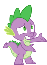 Size: 459x632 | Tagged: safe, artist:cloudy glow, spike, dragon, g4, faic, grin, male, nervous, nervous smile, simple background, smiling, solo, transparent background, vector