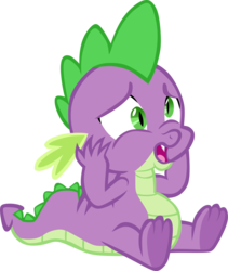Size: 2234x2643 | Tagged: safe, artist:memnoch, spike, dragon, g4, my little pony best gift ever, belly, claws, derp, derp face, high res, male, open mouth, simple background, sitting, solo, toes, transparent background, vector, winged spike, wings