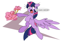 Size: 842x595 | Tagged: safe, artist:shelltoon, twilight sparkle, alicorn, pony, g4, adorable distress, cute, female, food, magic, magic aura, newbie artist training grounds, panic, quesadilla, simple background, solo, they're just so cheesy, transparent, transparent background, twiabetes, twilight sparkle (alicorn)