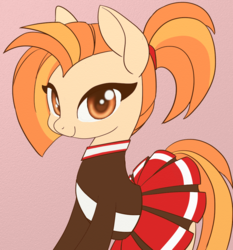 Size: 867x929 | Tagged: safe, artist:lockhe4rt, shimmy shake, pony, 2 4 6 greaaat, g4, cheerleader, cute, female, looking at you, mare, shakeabetes, smiling, solo