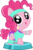 Size: 2303x3477 | Tagged: safe, artist:phucknuckl, budge studios, pinkie pie, earth pony, pony, g4, my little pony pocket ponies, 80s, cute, diapinkes, female, high res, mare, retro, simple background, solo, transparent background