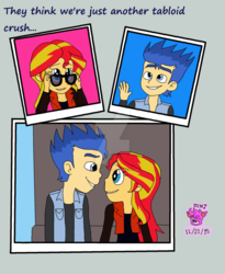 Size: 1024x1249 | Tagged: safe, artist:stella-exquisa, flash sentry, sunset shimmer, equestria girls, g4, female, male, ship:flashimmer, shipping, straight