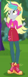 Size: 262x700 | Tagged: safe, screencap, derpy hooves, equestria girls, g4, my little pony equestria girls: choose your own ending, the road less scheduled, animated, cropped, cute, dancing, derpabetes, female, gif, solo focus