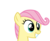 Size: 700x570 | Tagged: safe, artist:rainbow eevee, fluttershy, pony, g4, bust, cute, female, filly, filly fluttershy, happy, simple background, smiling, solo, transparent background, younger