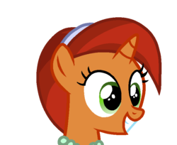 Size: 700x570 | Tagged: safe, artist:rainbow eevee, stellar flare, pony, unicorn, g4, accessory, bust, cute, female, filly, jewelry, necklace, simple background, smiling, solo, stellarbetes, transparent background, younger