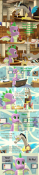 Size: 1920x8640 | Tagged: safe, artist:papadragon69, discord, spike, dragon, comic:spike's cyosa, g4, secret of my excess, 3d, ace attorney, anatomy chart, callback, chart, comic, courtroom, cyoa, doctor's office, dream, fourth wall, he knows, house m.d., male, older, older spike, reference, snap, source filmmaker, teenage spike, teenager, winged spike, wings