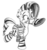 Size: 635x675 | Tagged: safe, artist:anontheanon, rarity, pony, unicorn, zebra, zebracorn, g4, black and white, female, grayscale, mare, monochrome, simple background, sketch, solo, species swap, striped, white background, zebrafied