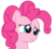 Size: 823x742 | Tagged: safe, artist:rainbow eevee, pinkie pie, earth pony, pony, baby cakes, g4, my little pony: friendship is magic, bust, cute, diapinkes, female, happy, simple background, smiling, solo, transparent background